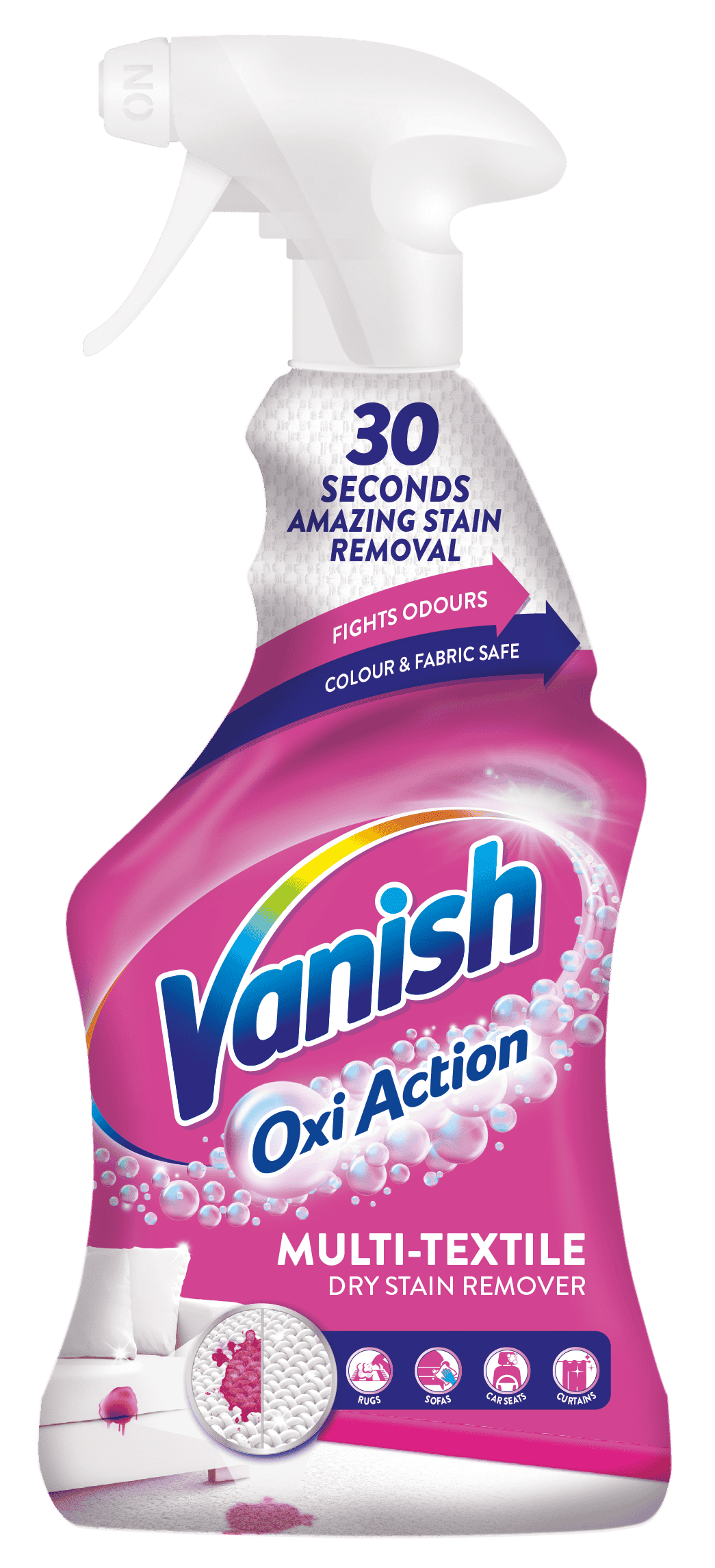 VANISH OXI ACTION SZŐNYEG- ÉS KÁRPITTISZTÍTÓ SPRAY