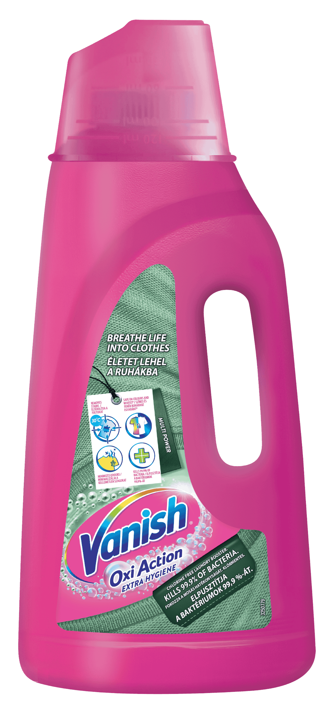 Vanish Oxi Action Extra Hygiene folteltávolító folyadék, 940ml